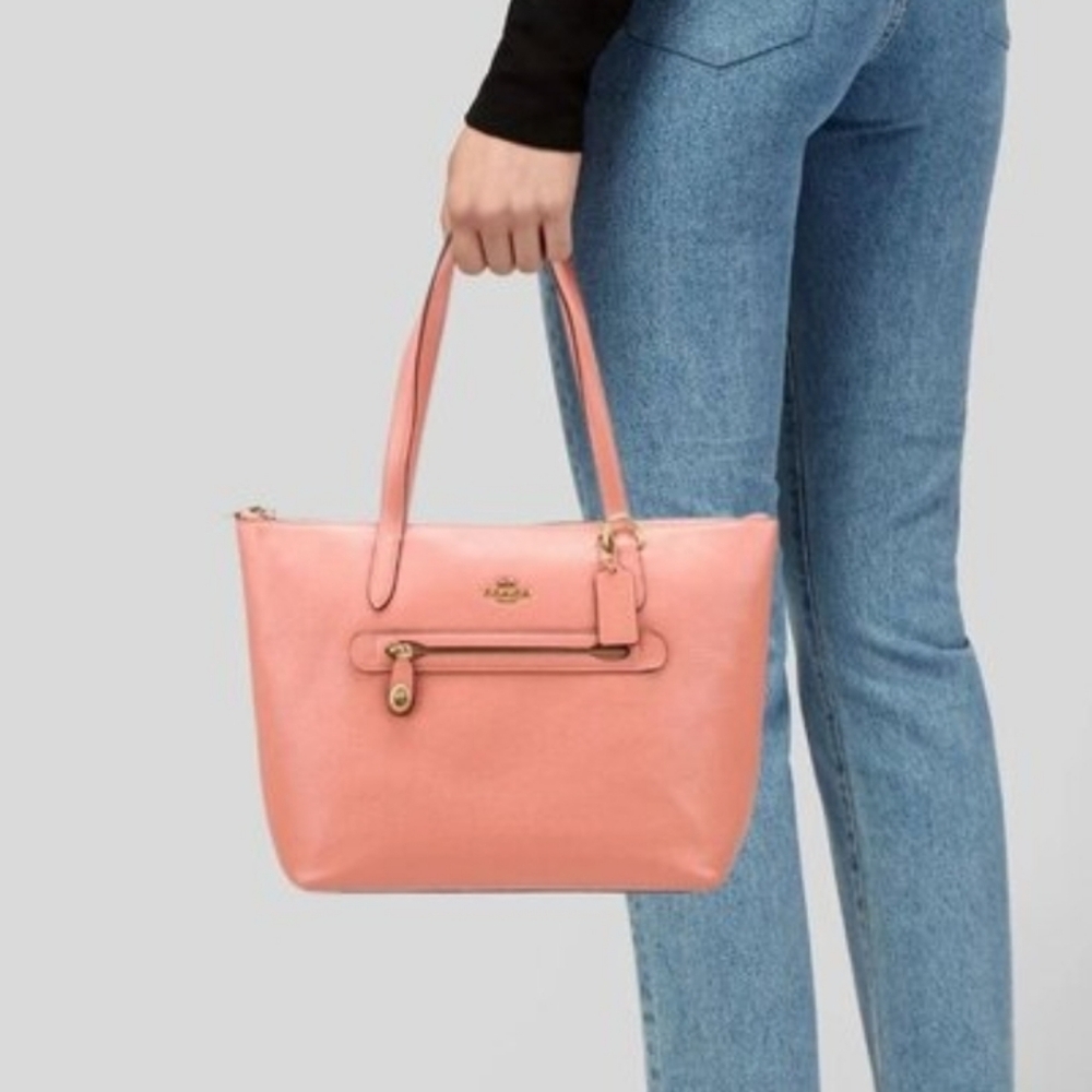 Coach Pink Taylor Tote - Picture 9 of 10